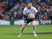  Scotland fly half Finn Russell in action during the Six Nations Rugby match between Scotland and France at BT Murrayfield Stadium on February 26