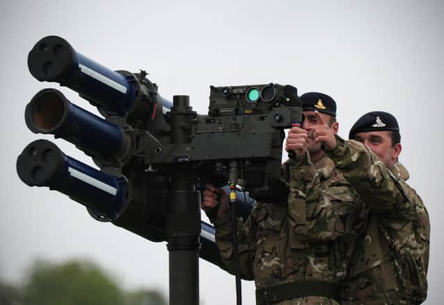 <p>Starstreak missiles could be sent to Ukraine from the UK in the fightback against Russia. (Credit: Getty)</p>