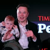 Elon Musk and son  X Æ A-Xii. The Tesla CEO has seven children altogether (Photo: Theo Wargo/Getty Images for TIME)
