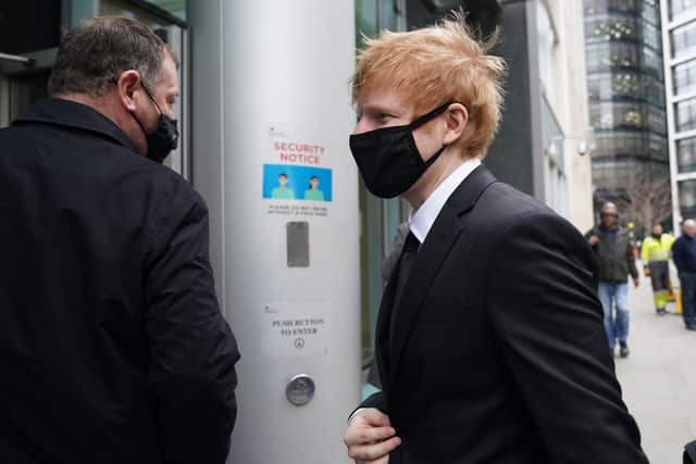 Ed Sheeran has denied the allegations that he ripped off Oh Why in his song Shape of You (Photo: PA)