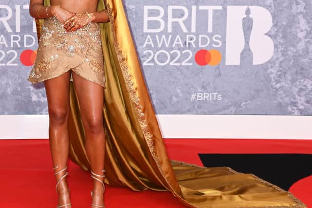 Joy Crookes attends The BRIT Awards 2022 at The O2 Arena on February 08, 2022 in London, England. (Photo by Gareth Cattermole/Getty Images)