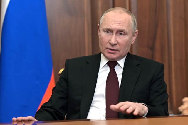 President Vladimir Putin has waged war against Ukraine. (Credit: Getty)