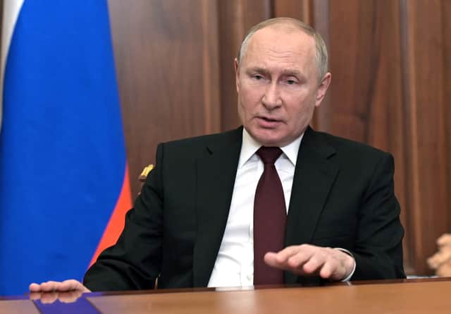 President Vladimir Putin has waged war against Ukraine. (Credit: Getty)