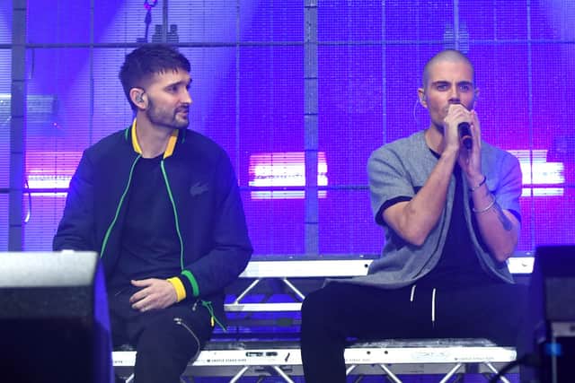 Tom Parker performed with The Wanted after revealing his brain tumour had stabilised (image: Getty Images)
