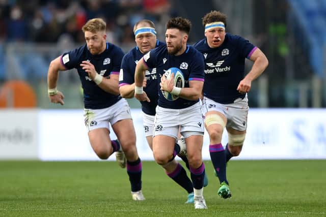  Ali Price of Scotland during the Guinness Six Nations Rugby match between Italy and Scotland at Stadio Olimpico