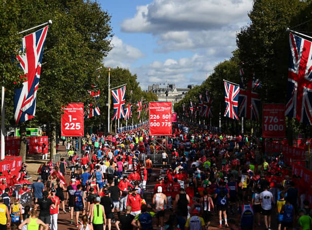 <p>London Marathon. </p>