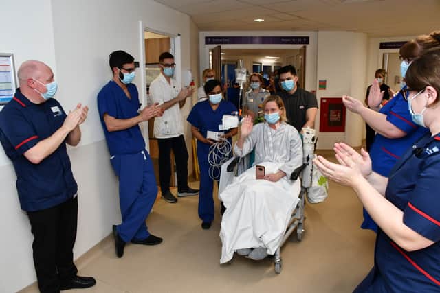 Nicola has now been discharged from hospital (Photo: Royal Papworth Hospital / SWNS)