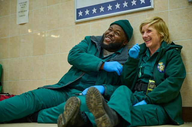 Samson Kayo and Jane Horrocks are back on-screen as South London's finest oddball dream team Wendy and Maleek, along with their paramedic colleagues in the day-to-day life-saving world of an emergency service.