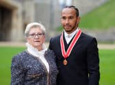 Lewis Hamilton and his mother, Carmen. Hamilton will change his name to incorporate his mother’s surname
