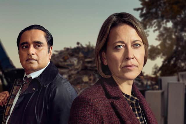 DCI Cassie Stuart and DS Sunil ‘Sunny’ Khan in Unforgotten (Photo: mattfrost/ITV)