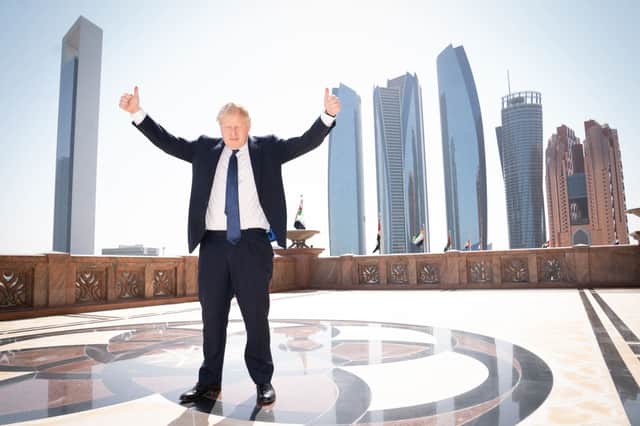 Boris Johnson is hoping to secure more oil for the UK and wider west on a trip to Saudi Arabia and the UAE today (image: Getty Images)