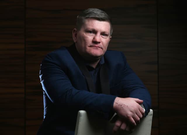 Ricky Hatton is an former professional boxer and now trainer for Tommy Fury