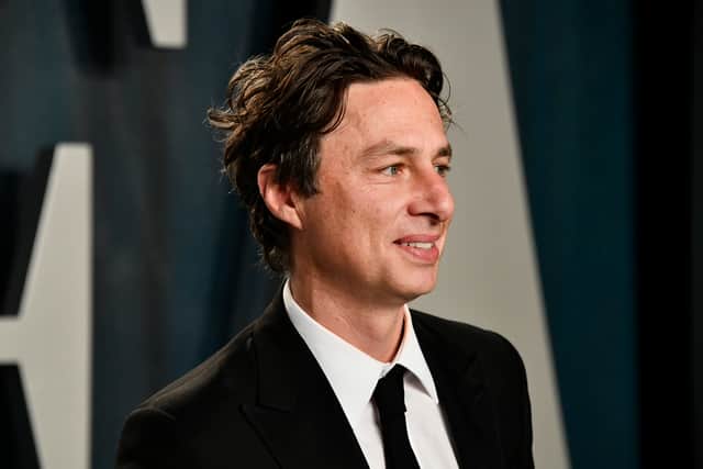 Zach Braff attends the 2020 Vanity Fair Oscar Party in Beverly Hills, California. (Photo by Frazer Harrison/Getty Images)