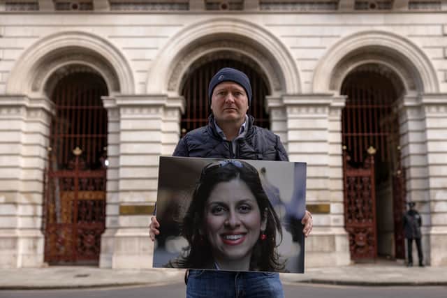 Richard Ratcliffe, husband of Nazanin Zaghari-Ratcliffe, continuously campaigned for the released of his detained wife. (Credit: Getty)