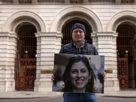 Richard Ratcliffe, husband of Nazanin Zaghari-Ratcliffe, continuously campaigned for the released of his detaine wife. (Credit: Getty)