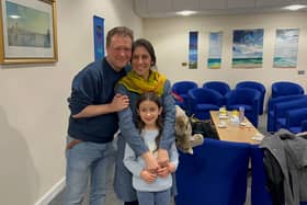 Nazanin Zaghari-Ratcliffe reunited with her husband Richard and daughter Gabriella