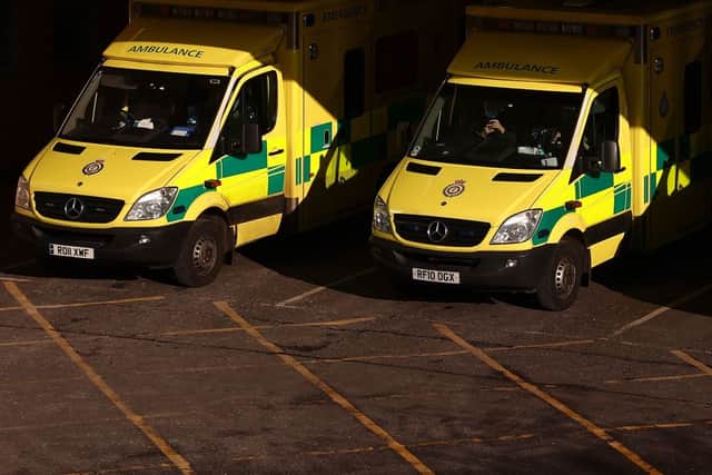 An ambulance was called by a witness whilst the attack was still happening (Photo: ADRIAN DENNIS/AFP via Getty Images)