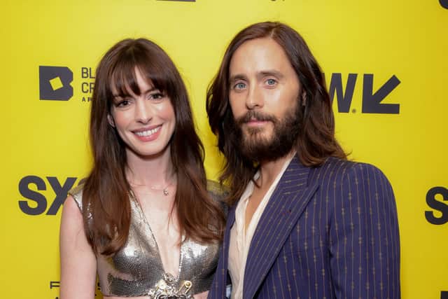 Jared Leto and Anne Hathaway star as Alan and Rebekah Neumann in WeCrashed