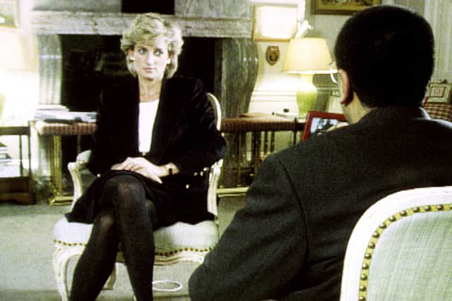 File photo dated 20/11/95 of Diana, Princess of Wales, during her interview with Martin Bashir (Photo: PA)