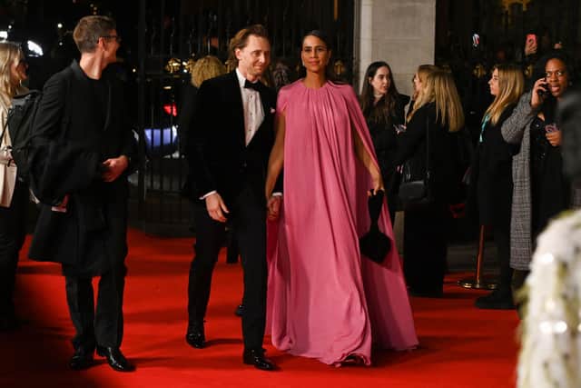 Tom Hiddleston and Zawe Ashton at the Baftas 2022 dinner (Photo: Kate Green/Getty Images)