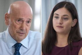 Claude wasn’t impressed by Brittany’s business idea on The Apprentice (Photo: BBC)