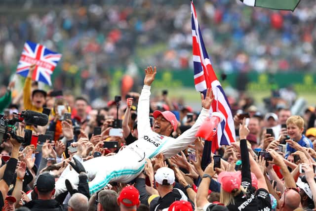 Lewis Hamilton won the 2019 British Grand Prix in front of a feverish home crowd at Silverstone (image: Getty Images)