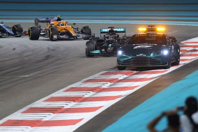 F1 race director Michael Masi failed to correctly implement safety car rules at the Abu Dhabi Grand Prix - costing Lewis Hamilton the title (image: AFP/Getty Images)