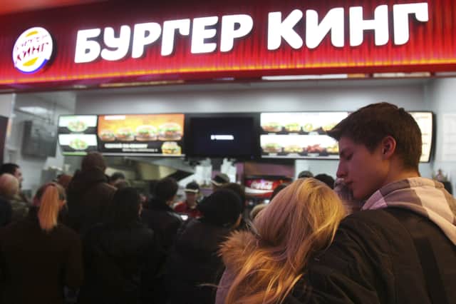 Burger King opened its first Russian store in 2010. (Credit: Getty Images)