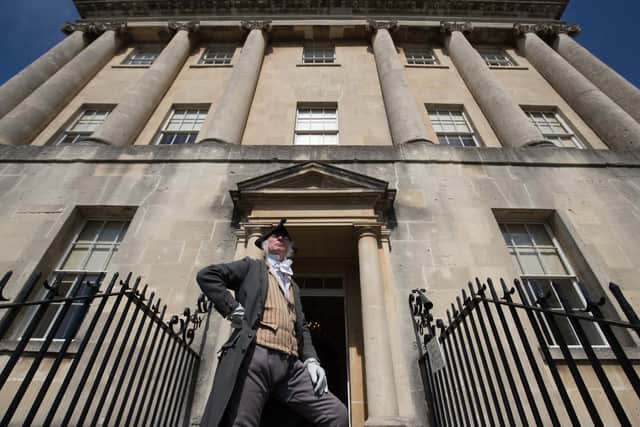 Royal Crescent no. 1 is one of several Bath locations to feature in Bridgerton
