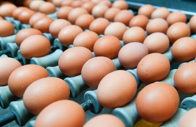 British free range eggs were off the menu for more than a month (image: AFP/Getty Images)