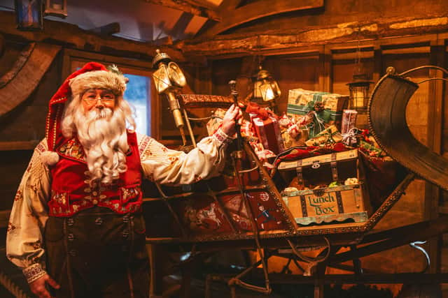 You and your children will get to have a private audience with Santa at the end of your tour (Photo: Lapland UK)
