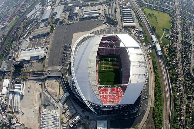 Wembley Stadium from above (image: Getty Images)