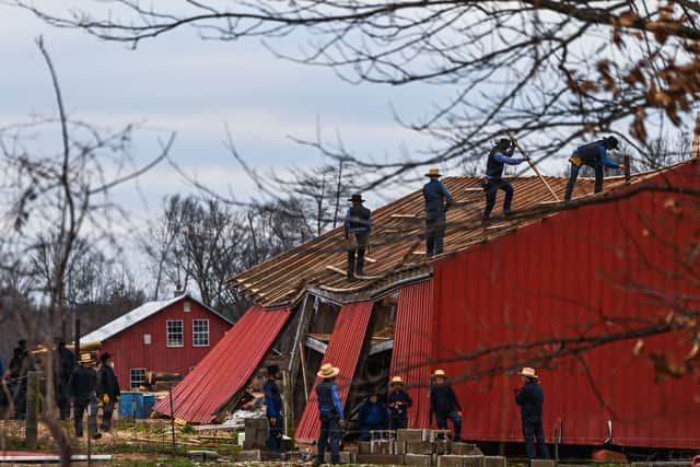 Amish people follow traditional gender roles, with women cosigned to domestic work and men carrying out manual labour