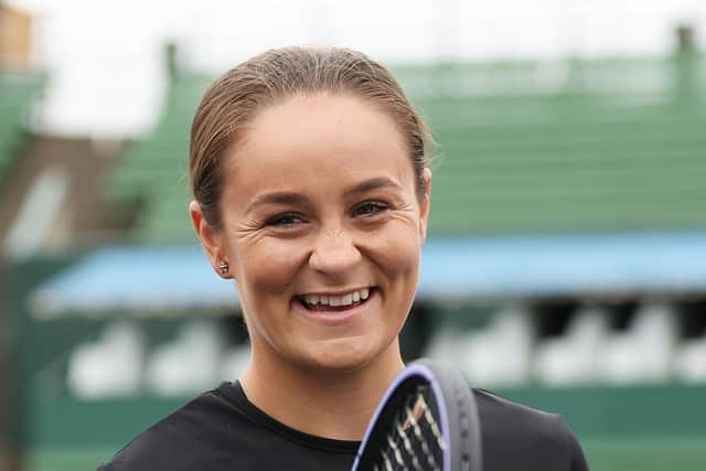 Ash Barty of Australia smiles as she attends a media opportunity at Kooyong on February 24, 2022 in Melbourne, Australia (Photo: Graham Denholm/Getty Images)