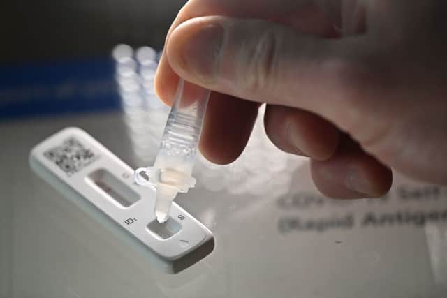 Lateral flow tests will no longer be free for most people from 1 April (Photo: Getty Images)