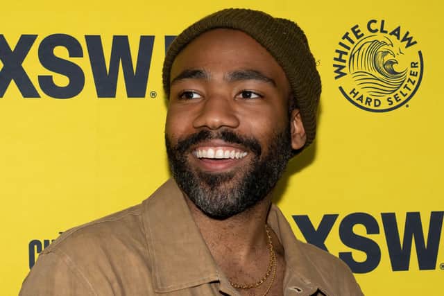 US actor-musician Donald Glover attends the Season 3 premiere of “Atlanta” at The Paramount Theatre in Austin, Texas (Photo by SUZANNE CORDEIRO/AFP via Getty Images)