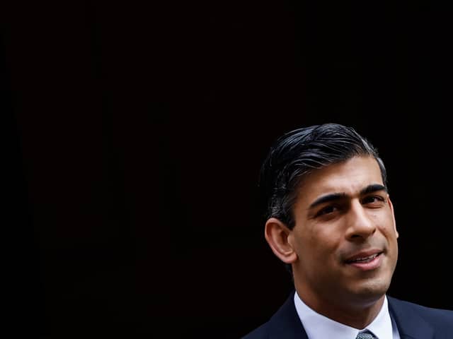 Rishi Sunak leaves 11 Downing Street to deliver his Spring Statement (Photo: Getty)