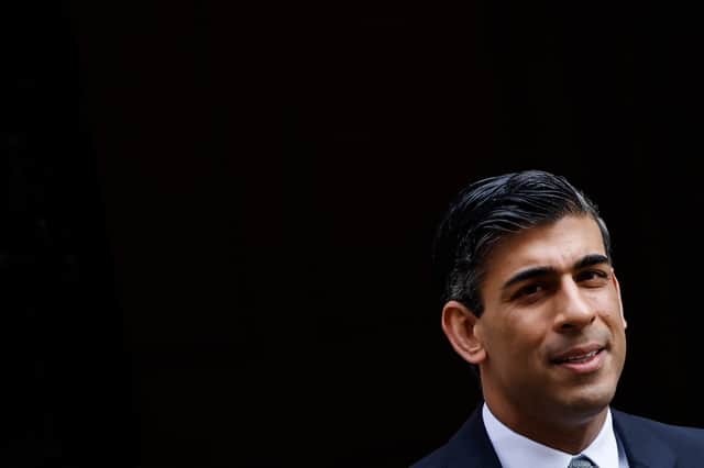 Rishi Sunak leaves 11 Downing Street to deliver his Spring Statement (Photo: Getty)