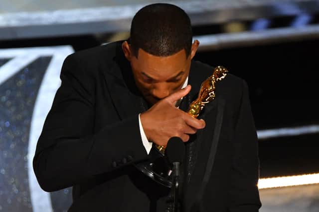 During his acceptance speech for Best Actor, Will Smith apologised to the Academy and his fellow nominees, but not to Chris Rock (Photo: ROBYN BECK/AFP via Getty Images)