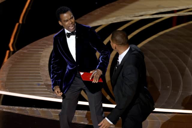 Will Smith slapped Chris Rock onstage during the 94th Annual Academy Awards (Photo: Neilson Barnard/Getty Images)