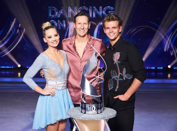Kimberly Wyatt, Brendan Cole and Regan Gascoigne competed for the Dancing on Ice trophy
