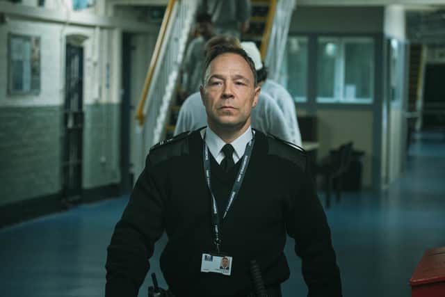 Graham played prison warden Eric McNally in uber gritty BBC drama Time
