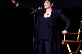 Liza Minnelli performing at the 40th Anniversary Chaplin Award Gala