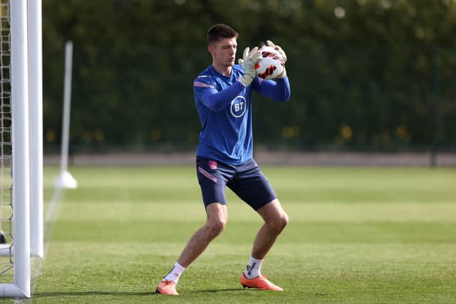 Nick Pope is set to play for England in tonight’s friendly against Ivory Coast