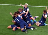 USA celebrate their Olympic win in 2012 