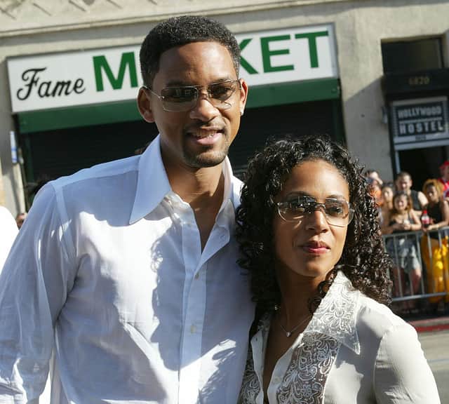 Will Smith and Jada Pinkett Smith at the 2nd Annual BET Awards, 2002 (Photo: Kevin Winter/ImageDirect)
