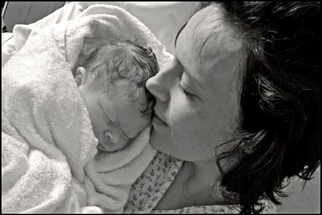 Rhiannon Davies with her daughter Kate Stanton Davies who died shortly after birth in 2009 (Photo: Richard Stanton / PA)