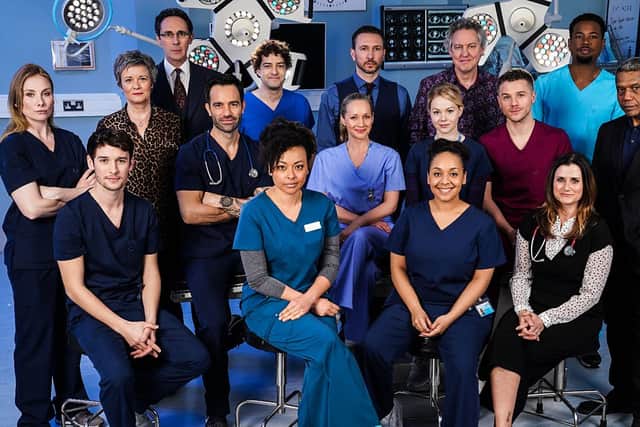Holby City began as a spin-off of  it’s fellow medical drama Casualty (Photo: BBC)