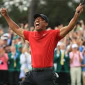 Tiger Woods celebrates win in 2019