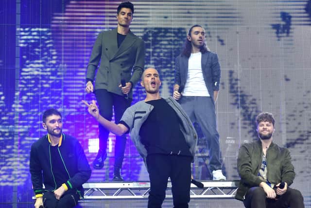 The Wanted performing during HITS Radio’s HITS Live 2021 at Resorts World Arena (Photo: Anthony Devlin/Getty Images for BAUER)